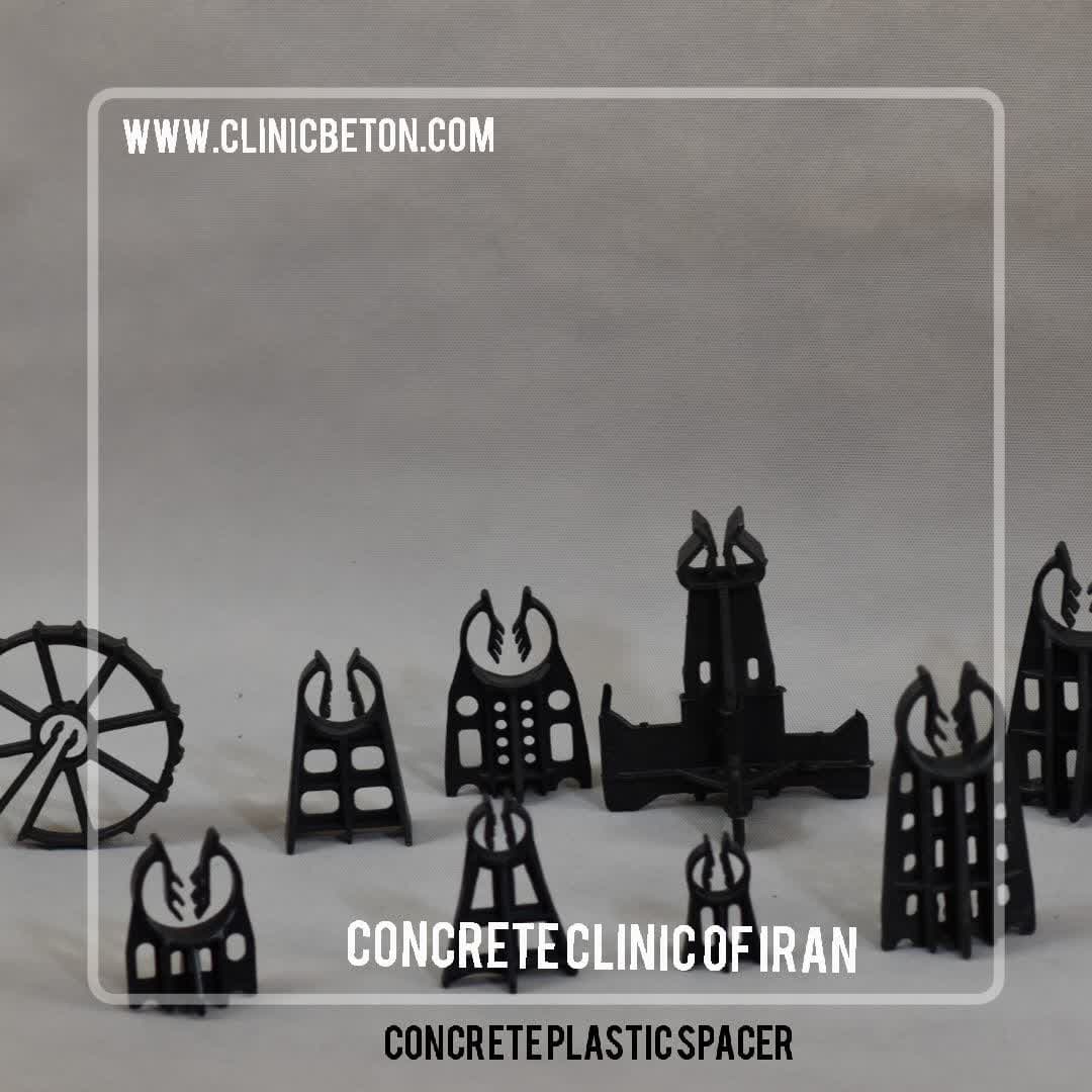 Concrete plastic spacer